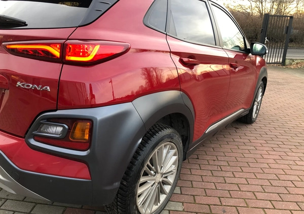 Hyundai Kona cena 75900 przebieg: 93000, rok produkcji 2019 z Pabianice małe 56